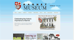 Desktop Screenshot of barnetmuseum.co.uk