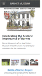 Mobile Screenshot of barnetmuseum.co.uk