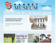 Tablet Screenshot of barnetmuseum.co.uk